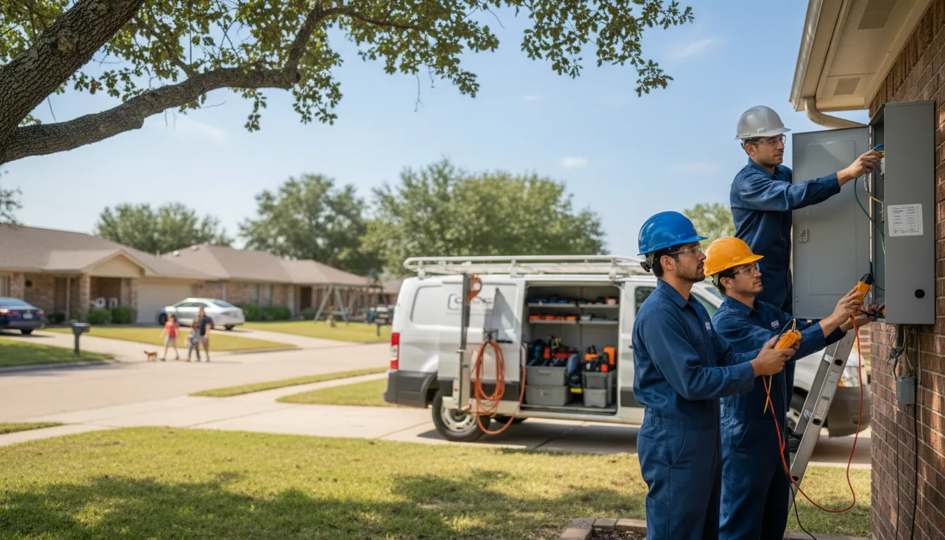 Certified electrician providing emergency electrical services in South Sioux City, NE